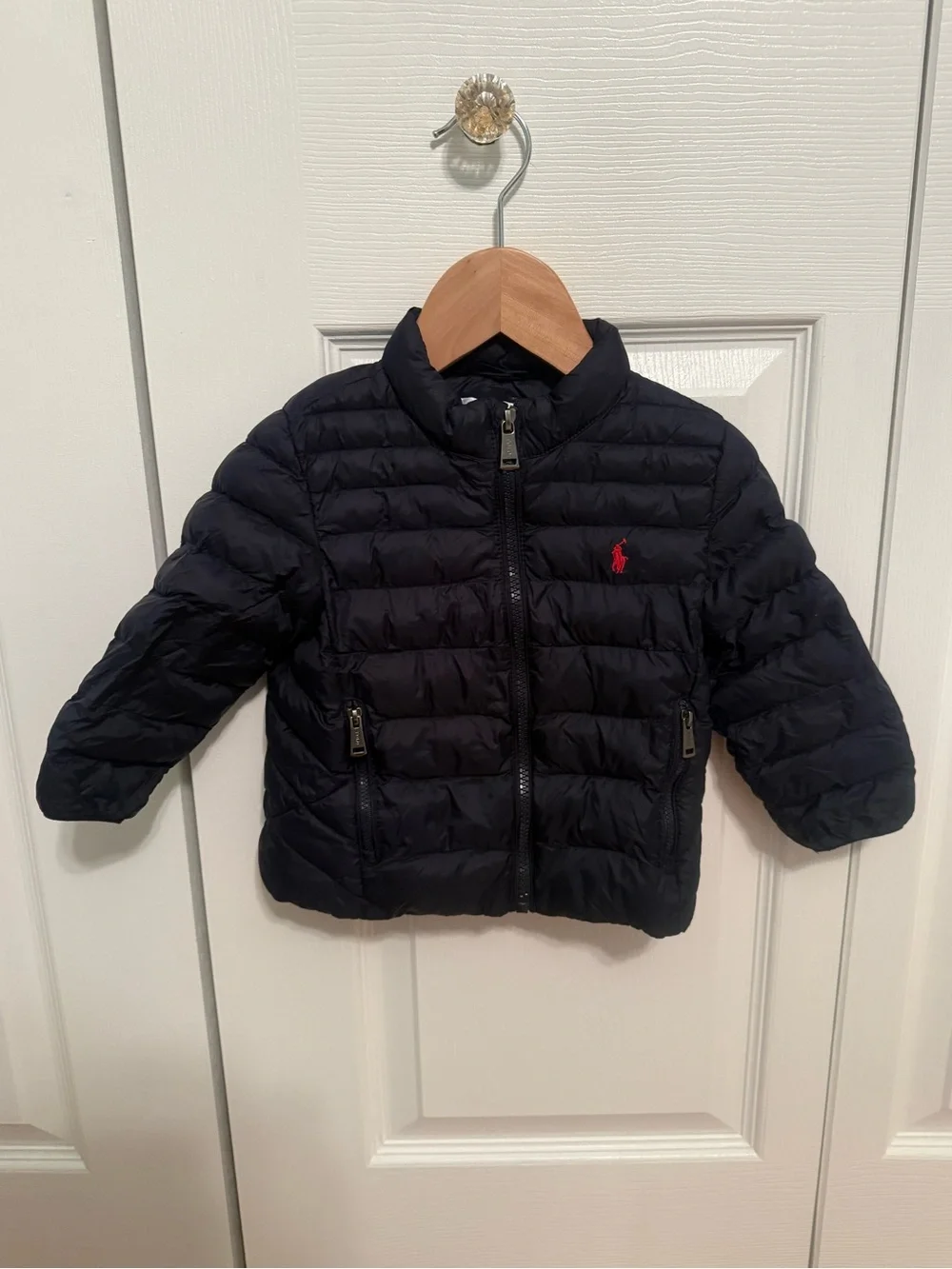 Ralph Lauren Baby Navy Puffer Jacket